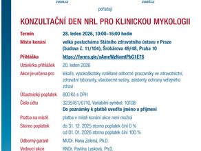Pozvánka na konzultační den NRL pro klinickou mykologii