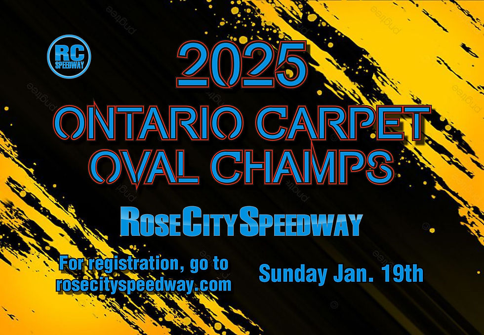 2025 Ontario Carpet Oval Champs