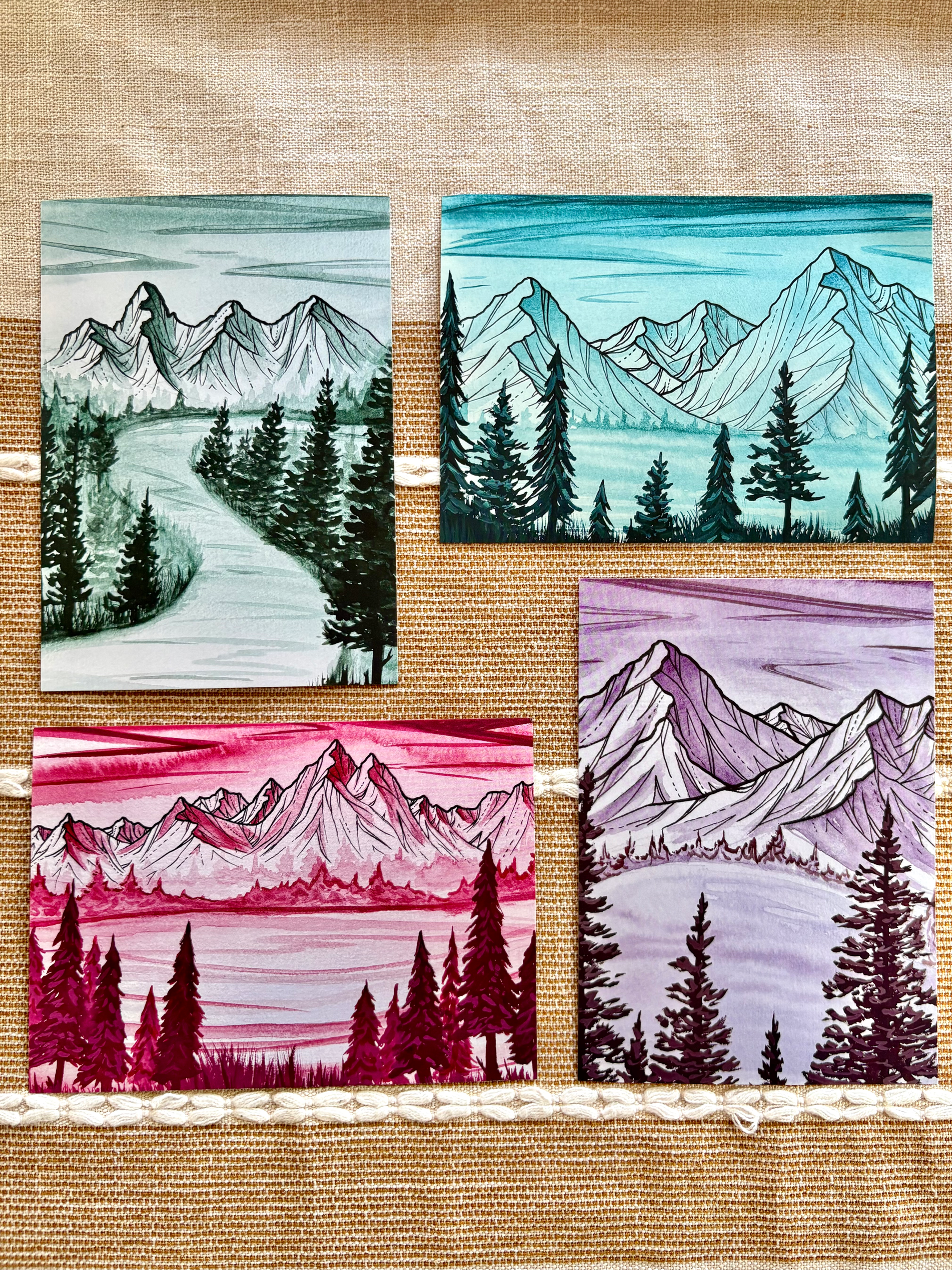 4 Pack of Prints (or Postcards)