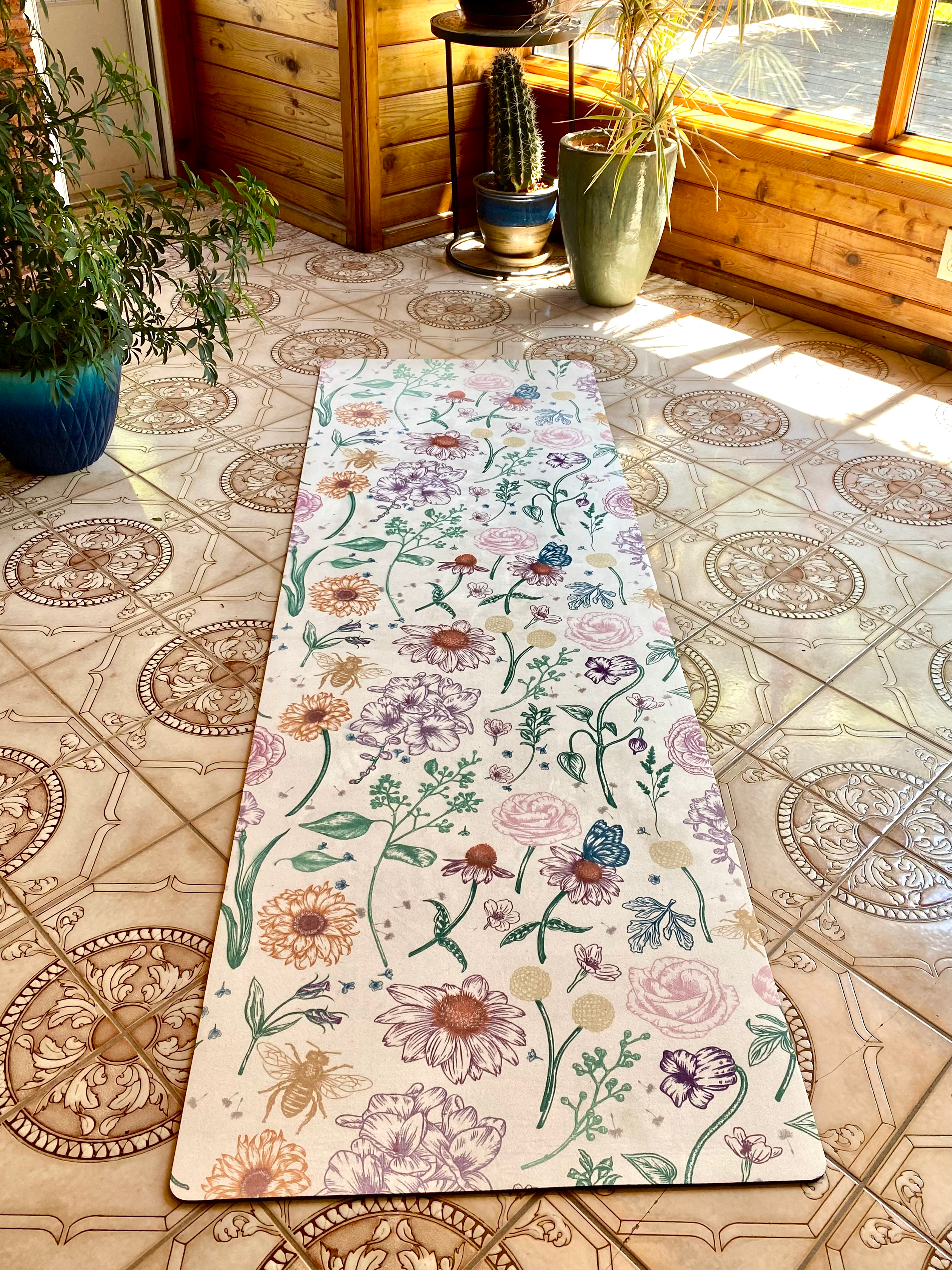 Botanical Breeze Yoga Mat