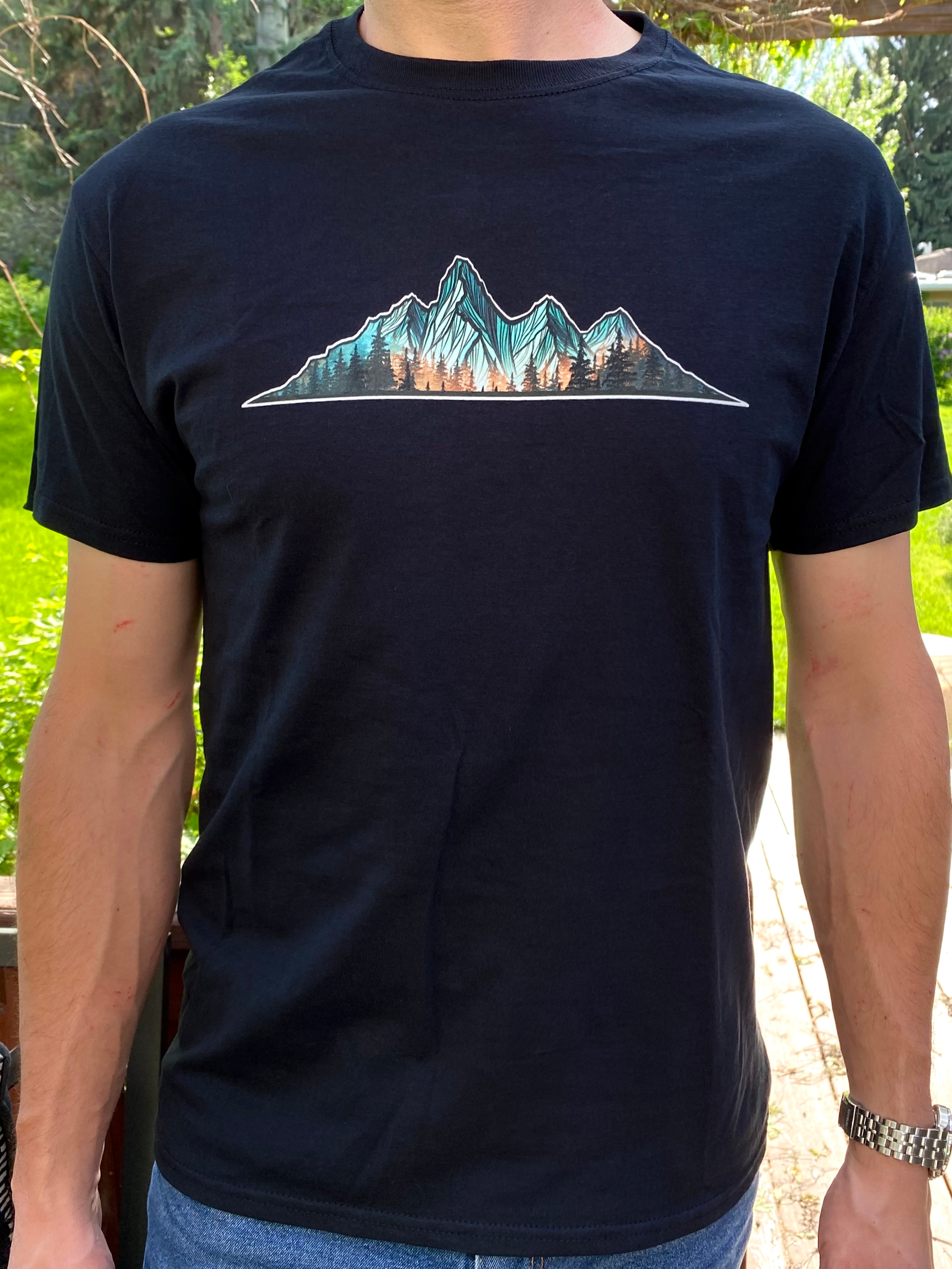 Men’s Black Tetons T-Shirt