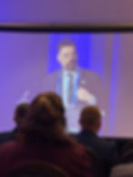 Dr. Michael Mineiro from the stage of the legal track.