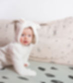 Baby on a Bed
