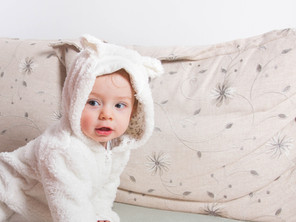 Baby on a Bed