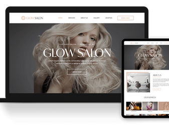 New Premium Wix Hair Salon Template