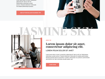 Elevate Your Business Coaching Website With Jasmine Sky Template