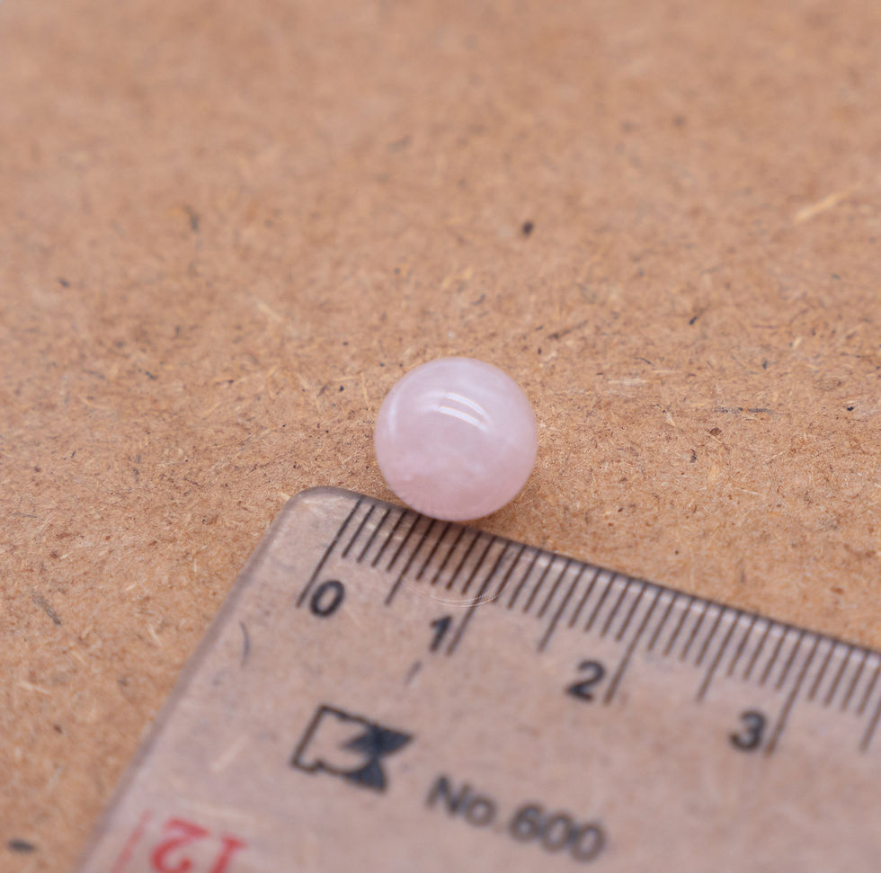 Thumbnail: Rose quartz 10 MM Balls, Mini Gemstones Sphere, Natural Rose quartz Gemstones