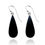 Thumbnail: Black Onyx Earrings - 925 Sterling silver Dangling Earrings with Black Onyx