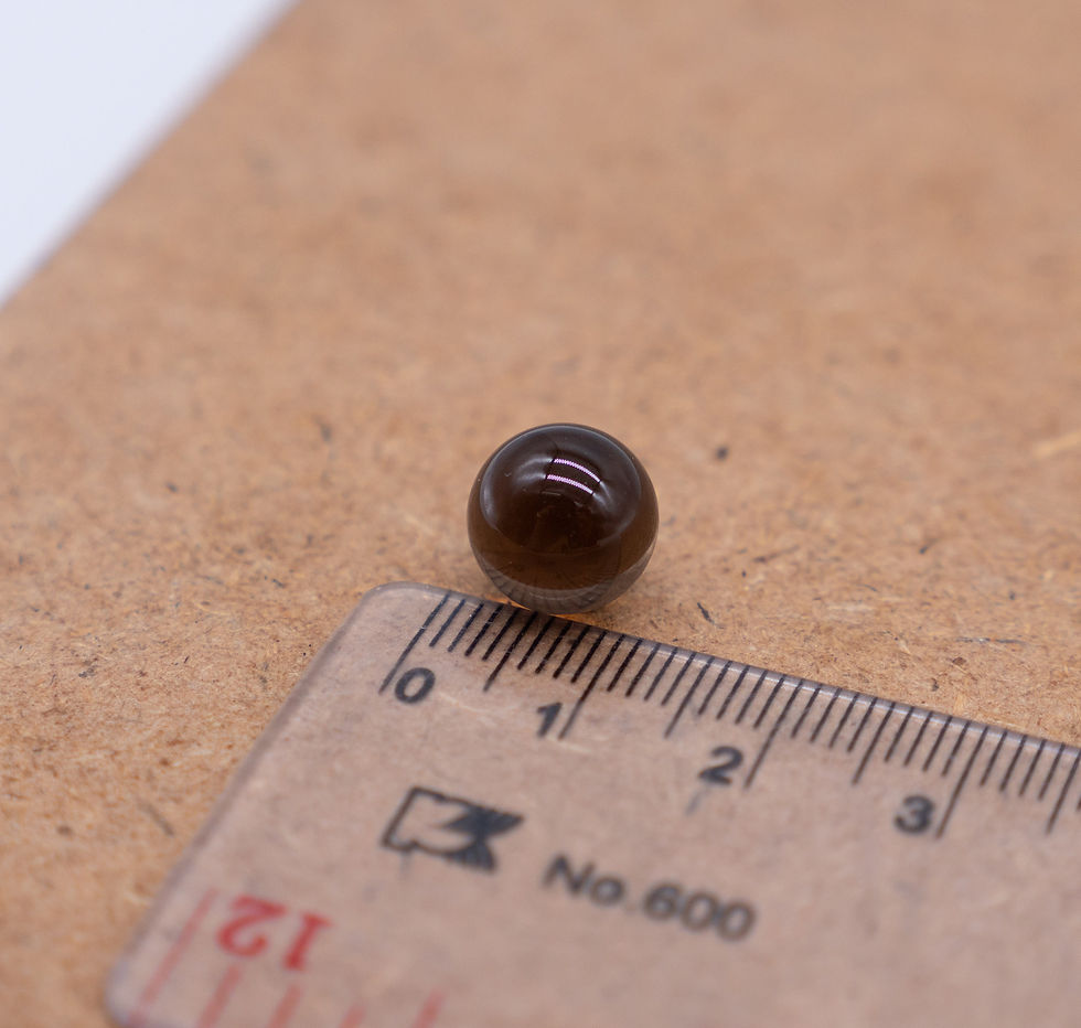 Thumbnail: Smoky Quartz 10 MM Balls, Mini Gemstones Sphere, Natural Smoky Quartz Gemstones