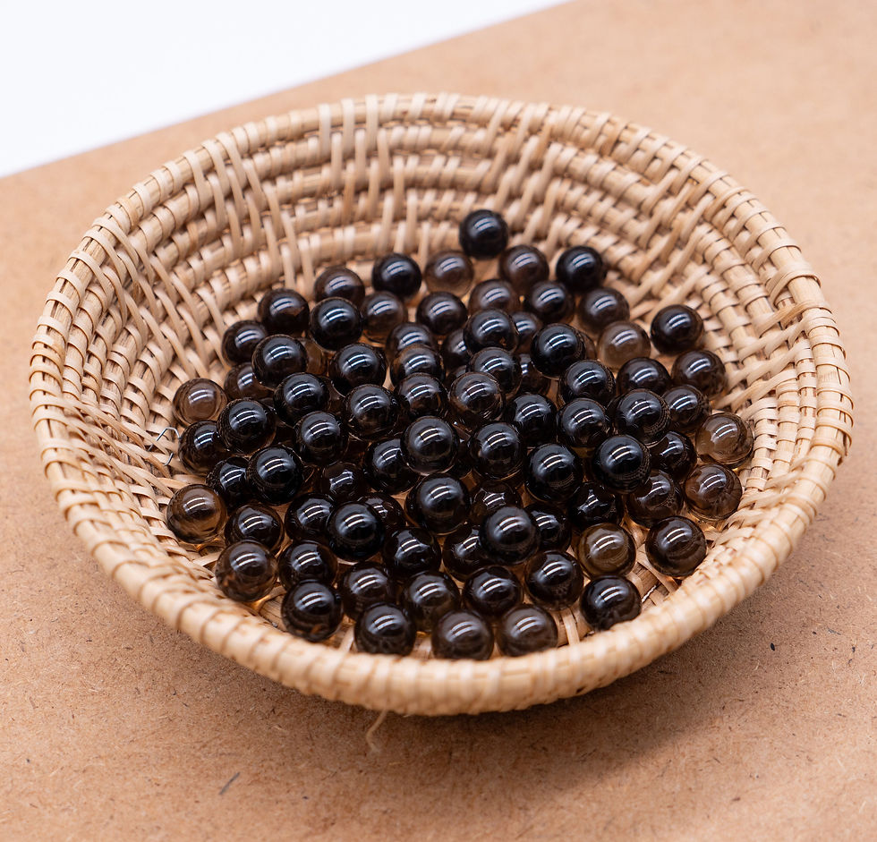 Thumbnail: Smoky Quartz 10 MM Balls, Mini Gemstones Sphere, Natural Smoky Quartz Gemstones