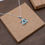 Thumbnail: Magen David Silver and Roman Glass pendant, Roman Glass Star of David Pendant
