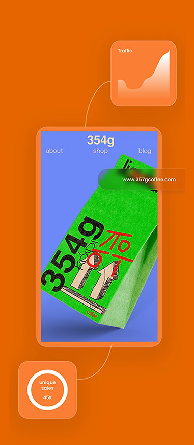 Mockup of a mobile screen