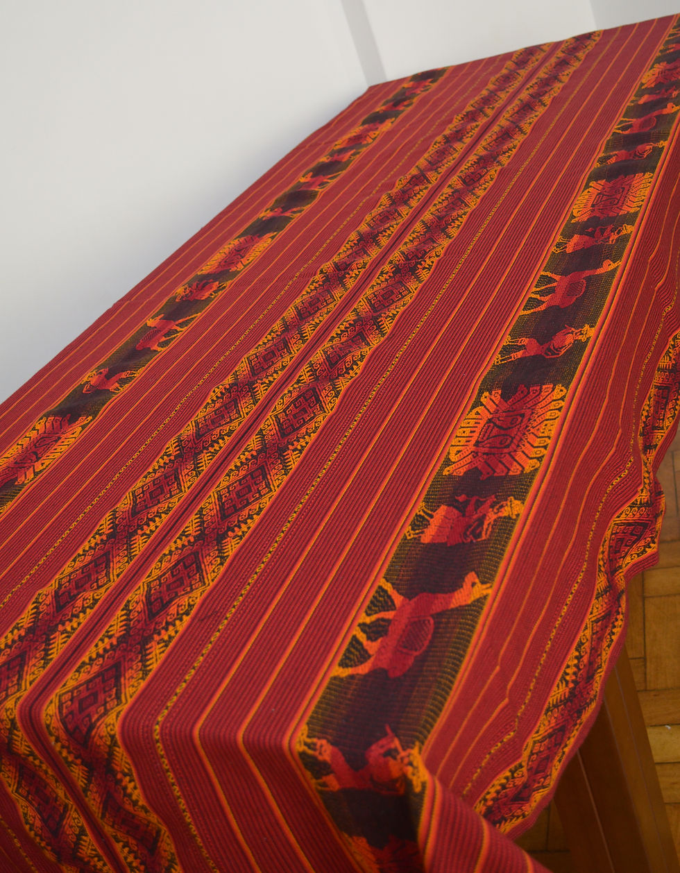 Miniatura: Manta Pastorita Huayruto 120cm x 240cm