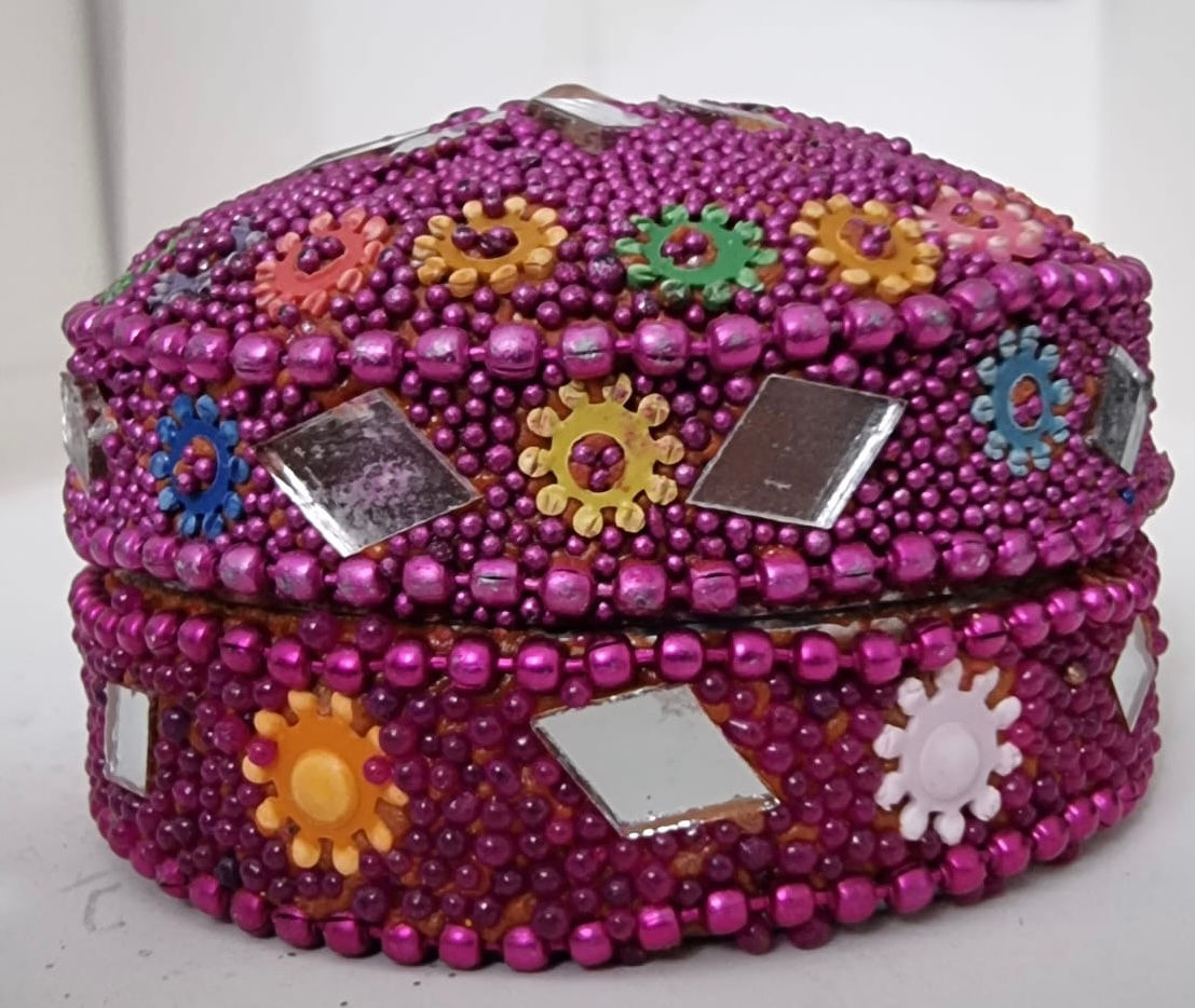 Mirror Trinket Box - Pink 