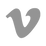 Grey Vimeo Icon