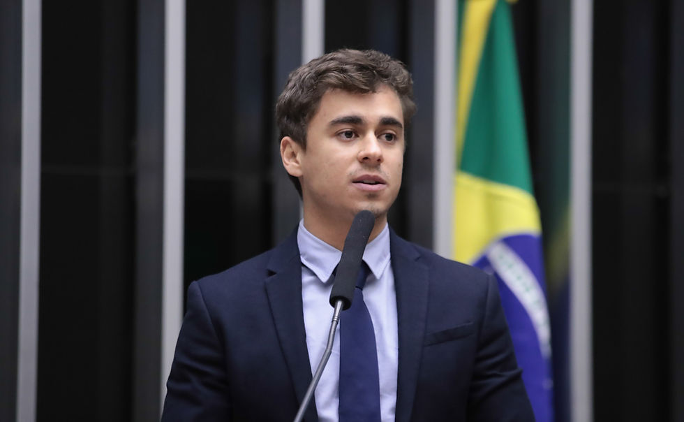 Nikolas Ferreira em pronunciamento na Câmara dos Deputados