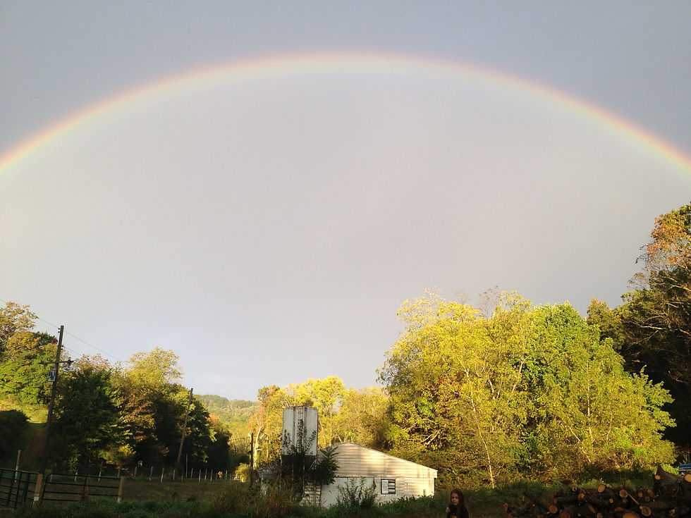 Sweitzer's Mill under the Rainbow