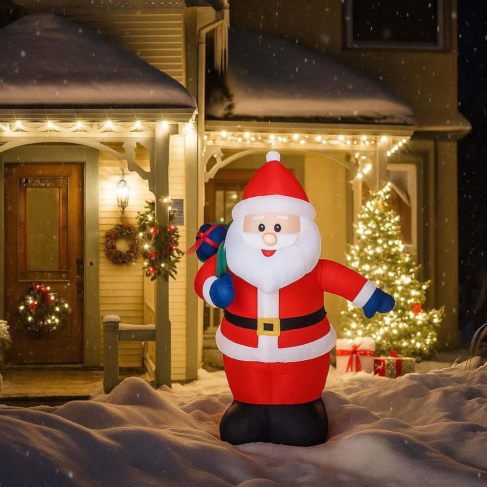 PAPA NOEL INFLABLE PELUCHE