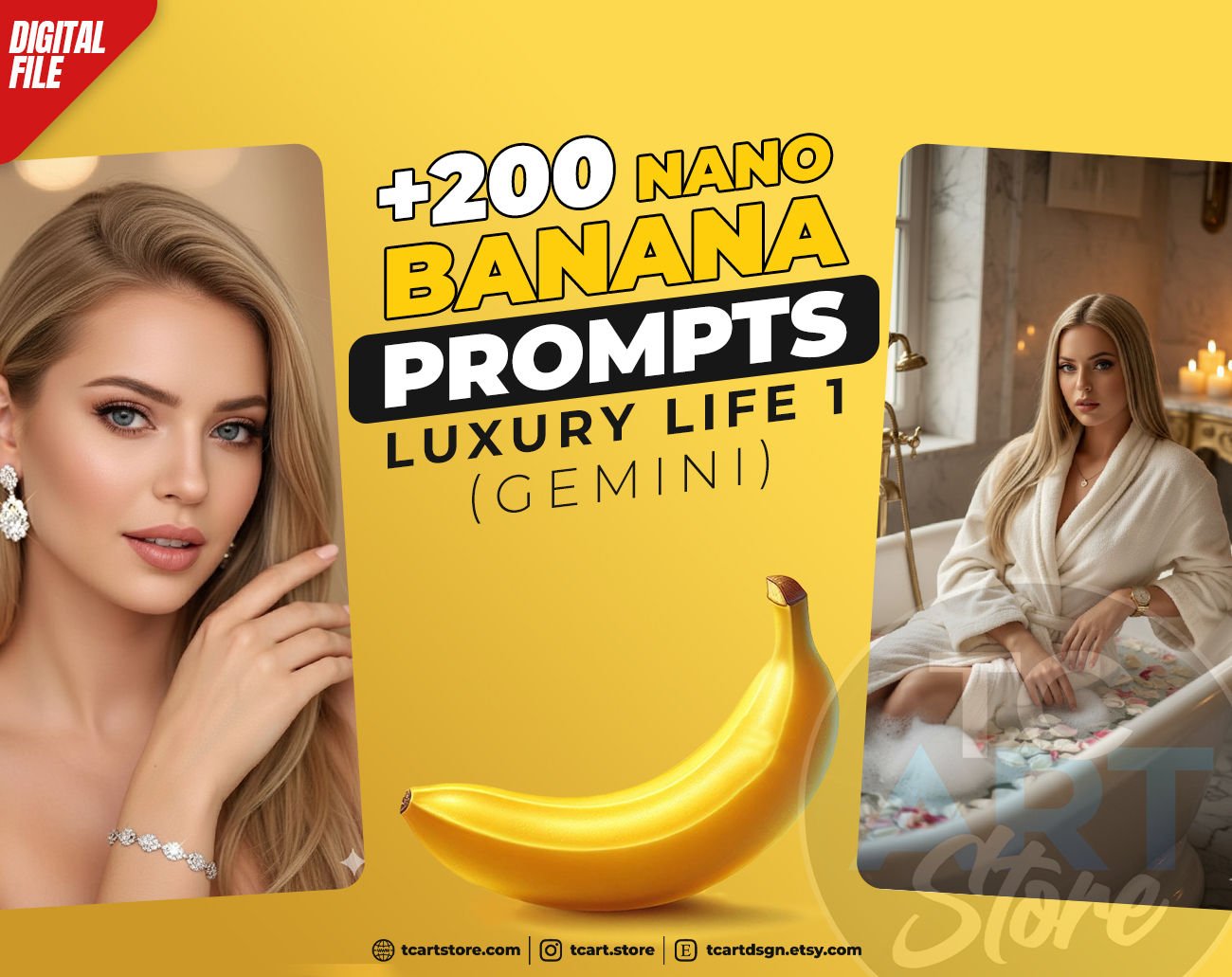 200 Nano Banana Prompts Luxury Life vol.1