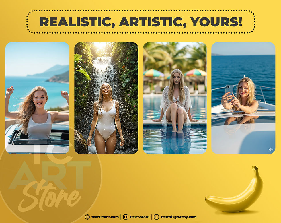 Thumbnail: 200 Nano Banana Prompts Vacation vol.1