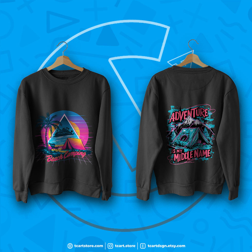 Thumbnail: Camping 1 Tshirt Design Bundle