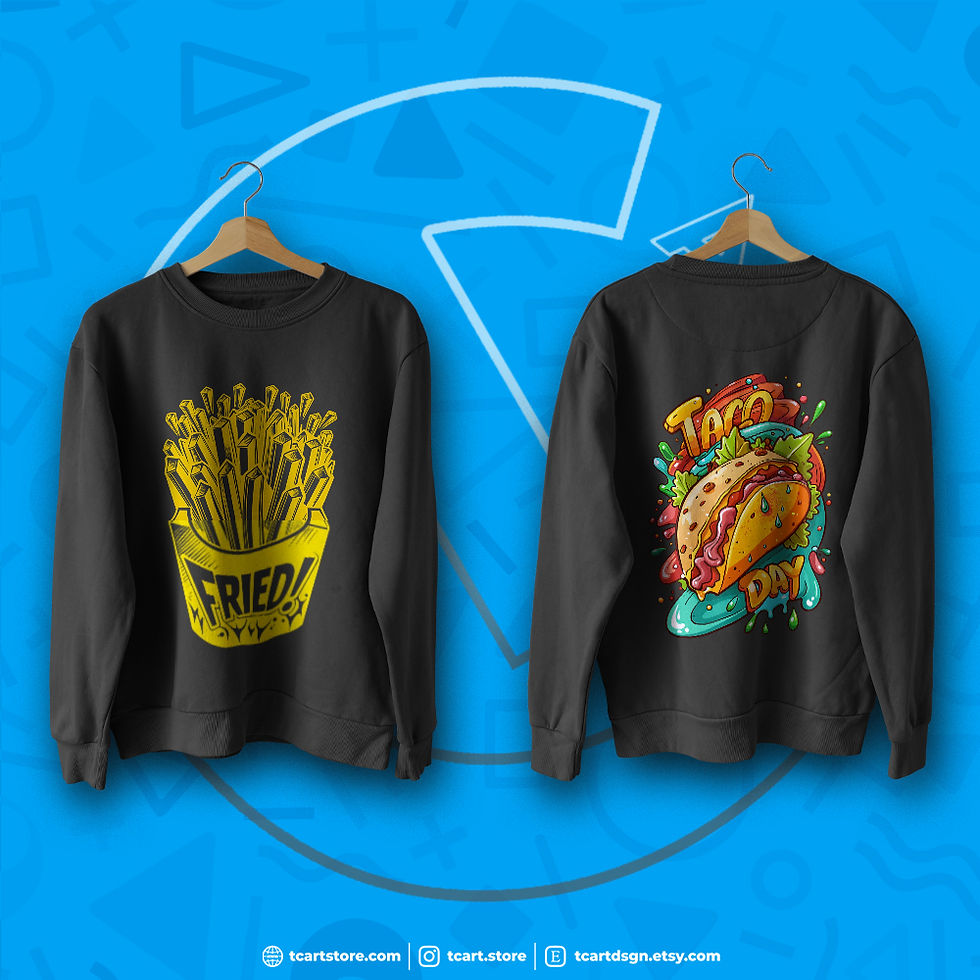 Thumbnail: Food vol.1 T-Shirt Design Bundle