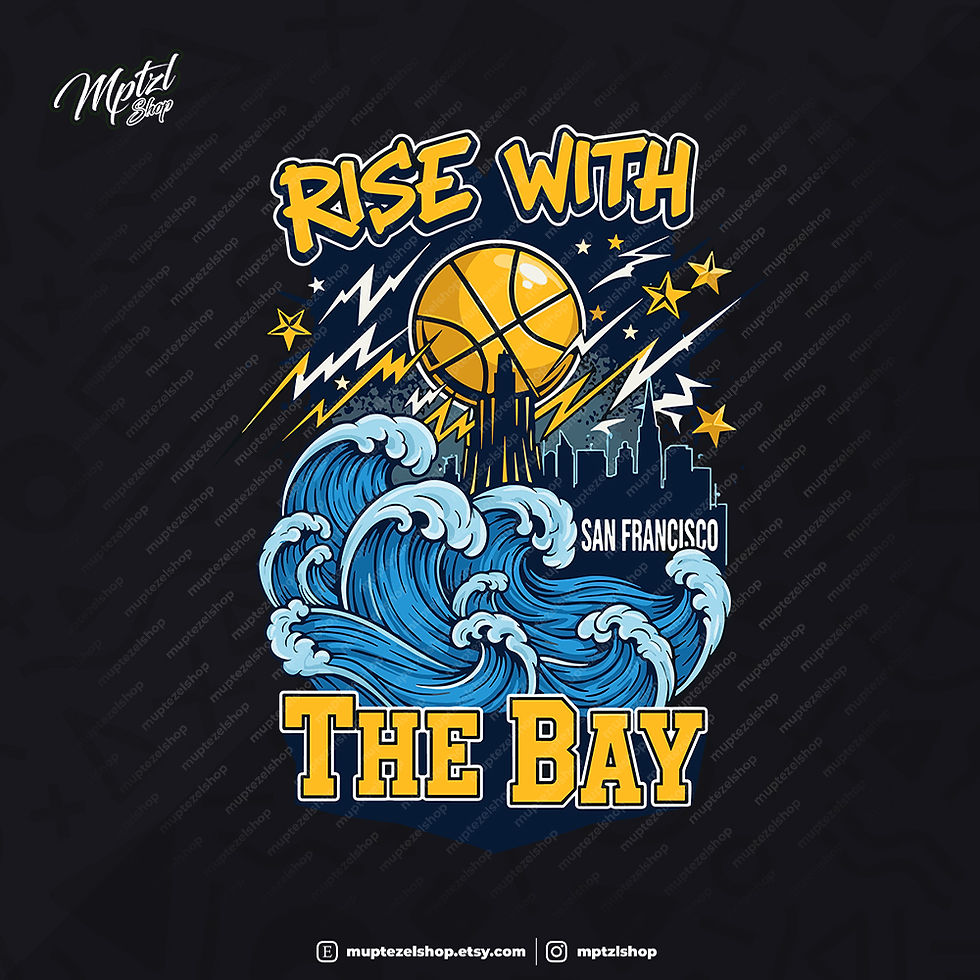 7 Golden State-Inspired Basketball Designs Bundle