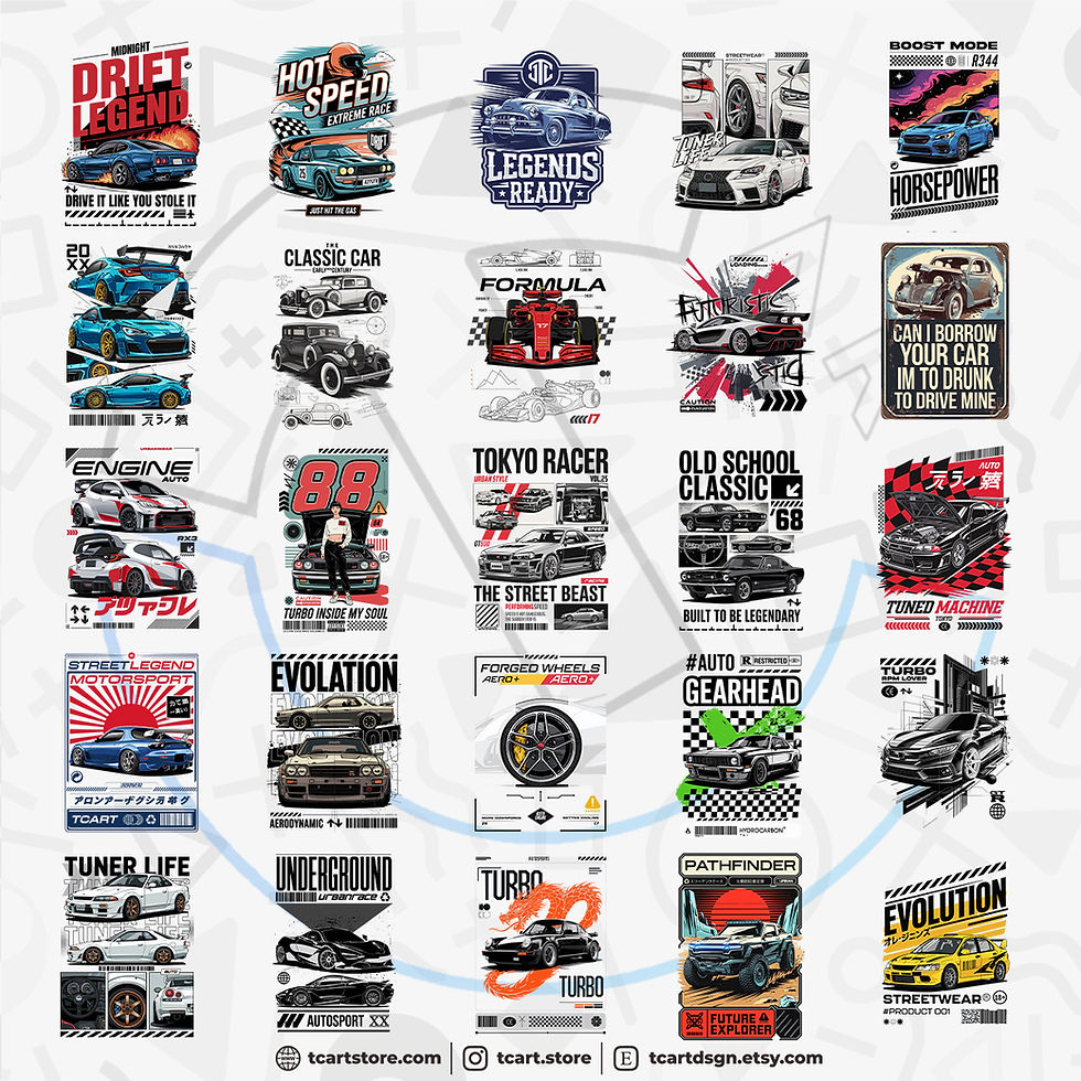 Thumbnail: Diamond Car 1 Tshirt Design Bundle