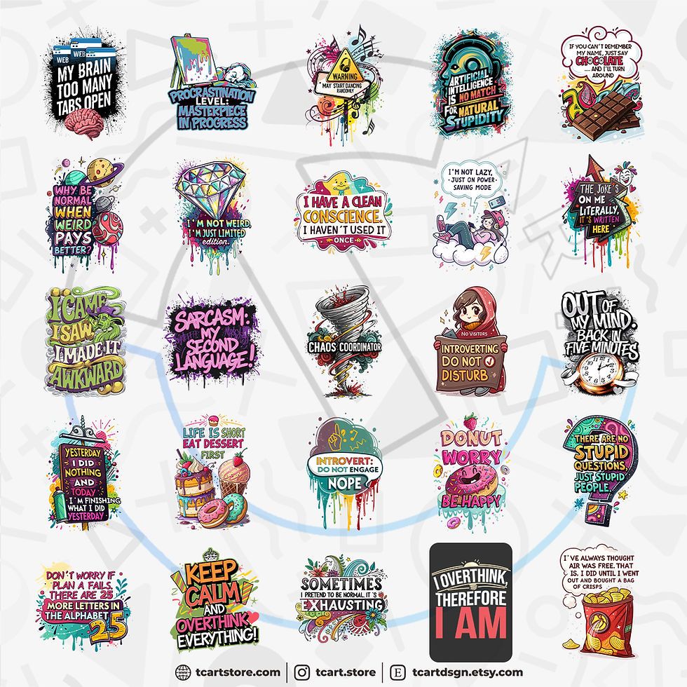 Thumbnail: Funny 1 Tshirt Design Bundle