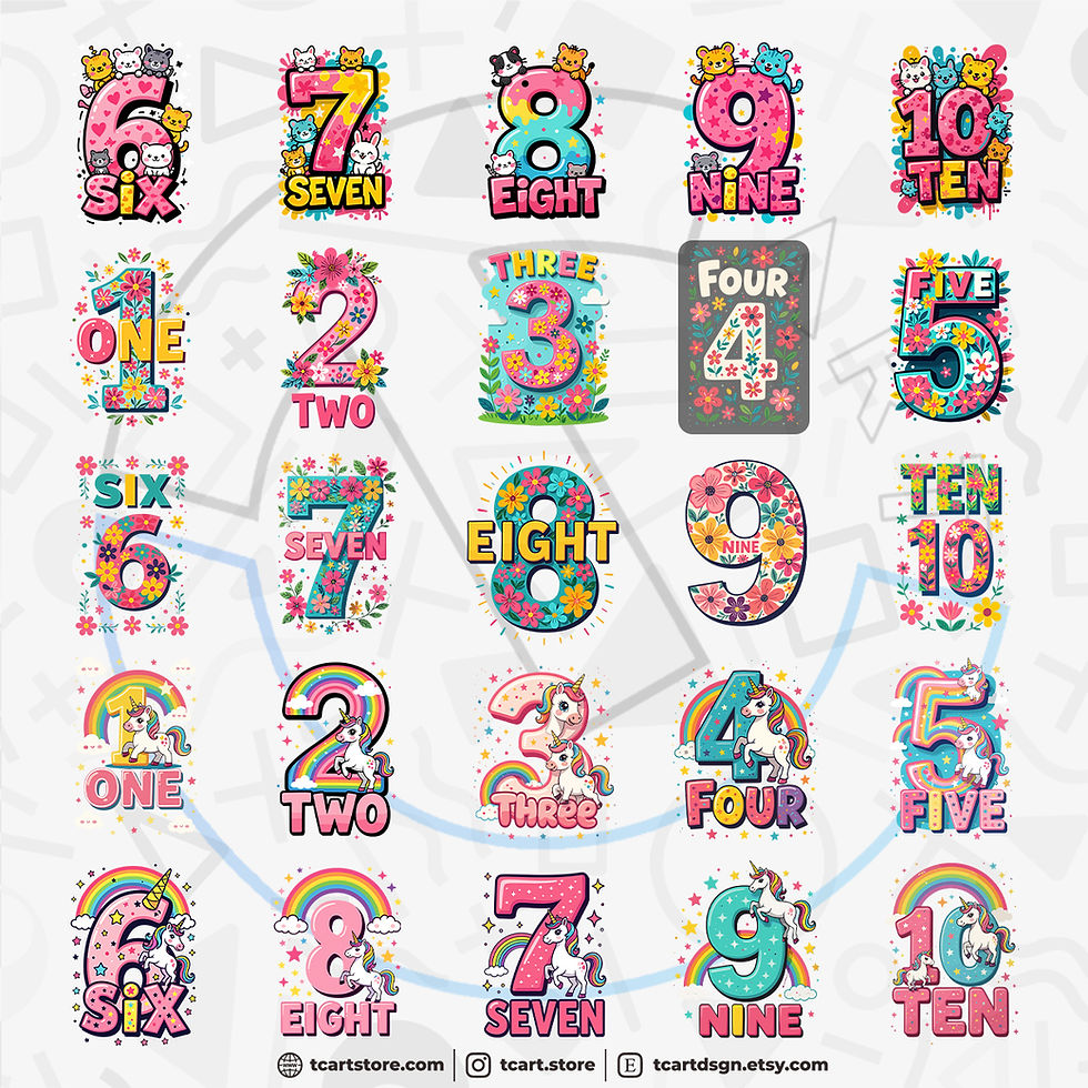 Thumbnail: Years 1 Tshirt Design Bundle