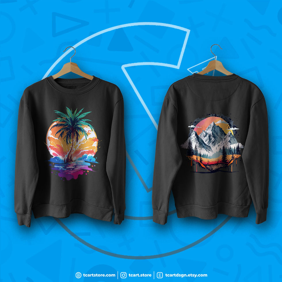 Thumbnail: Nature vol.1 T-Shirt Design Bundle