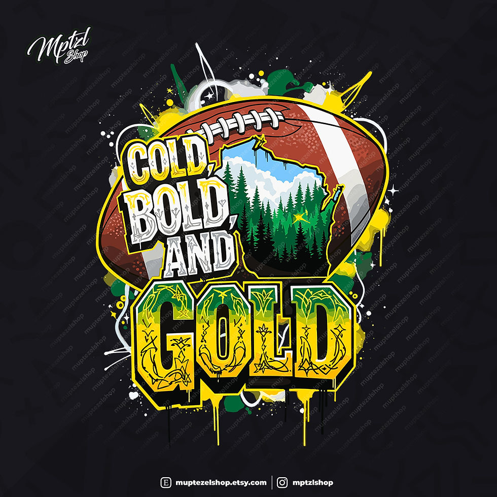 7 Green Bay-Inspired Football Designs Bundle