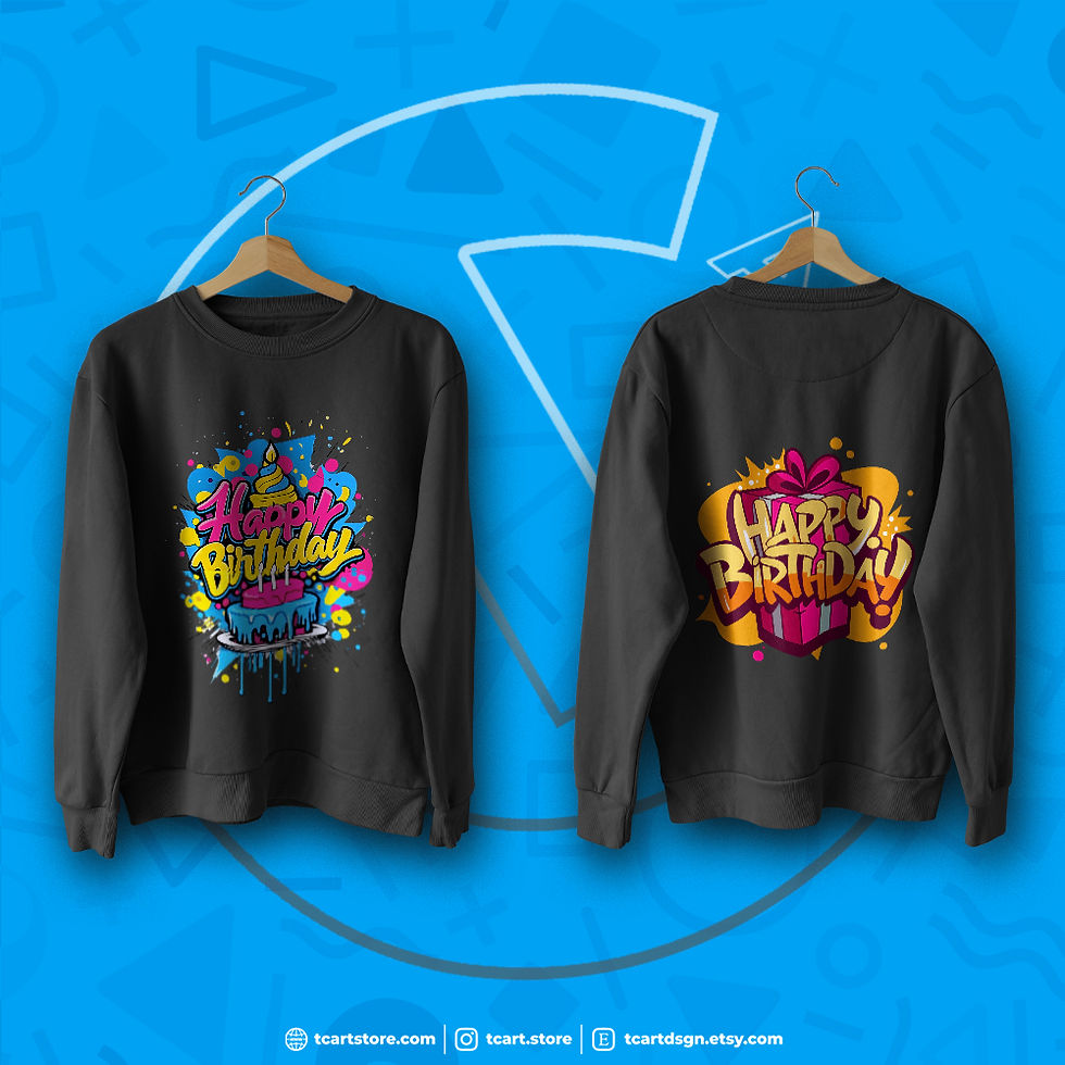 Thumbnail: Birthday vol.1 T-Shirt Design Bundle
