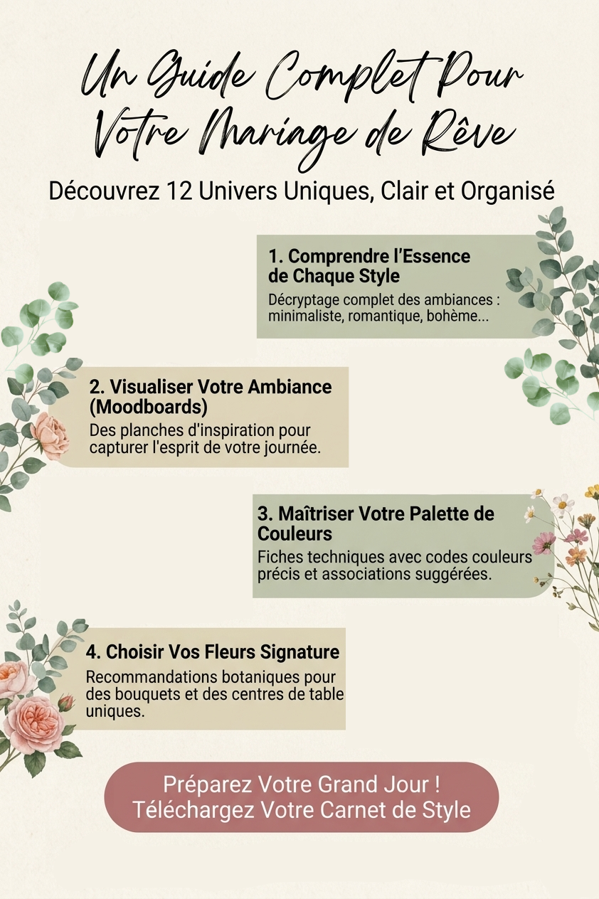 Ebook Guide d'inspiration floral mariage