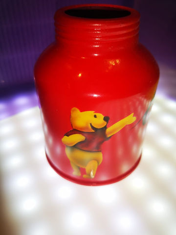 Custom Airbrushed Winnie the pooh tin
