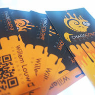 gold foiled business card prints Graphic design
