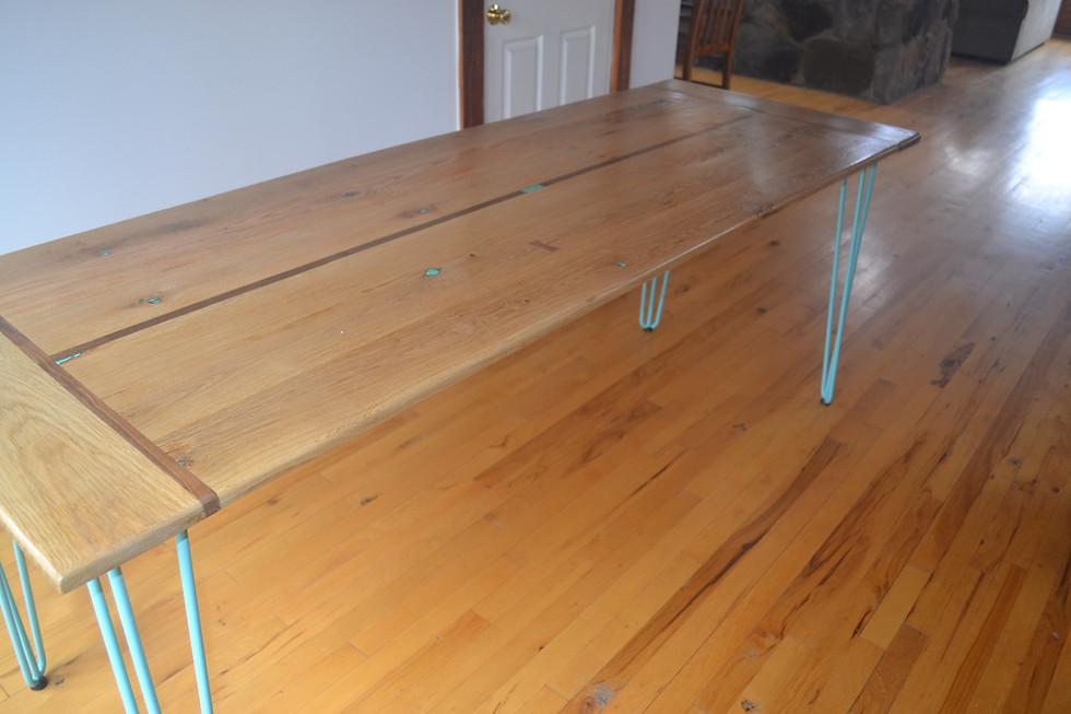 Thumbnail: Reclaimed Oak Harvest Table