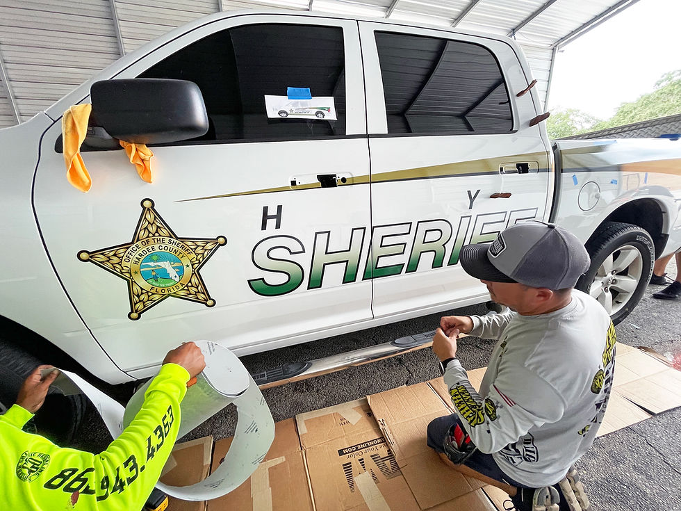 Sheriff patrol graphics