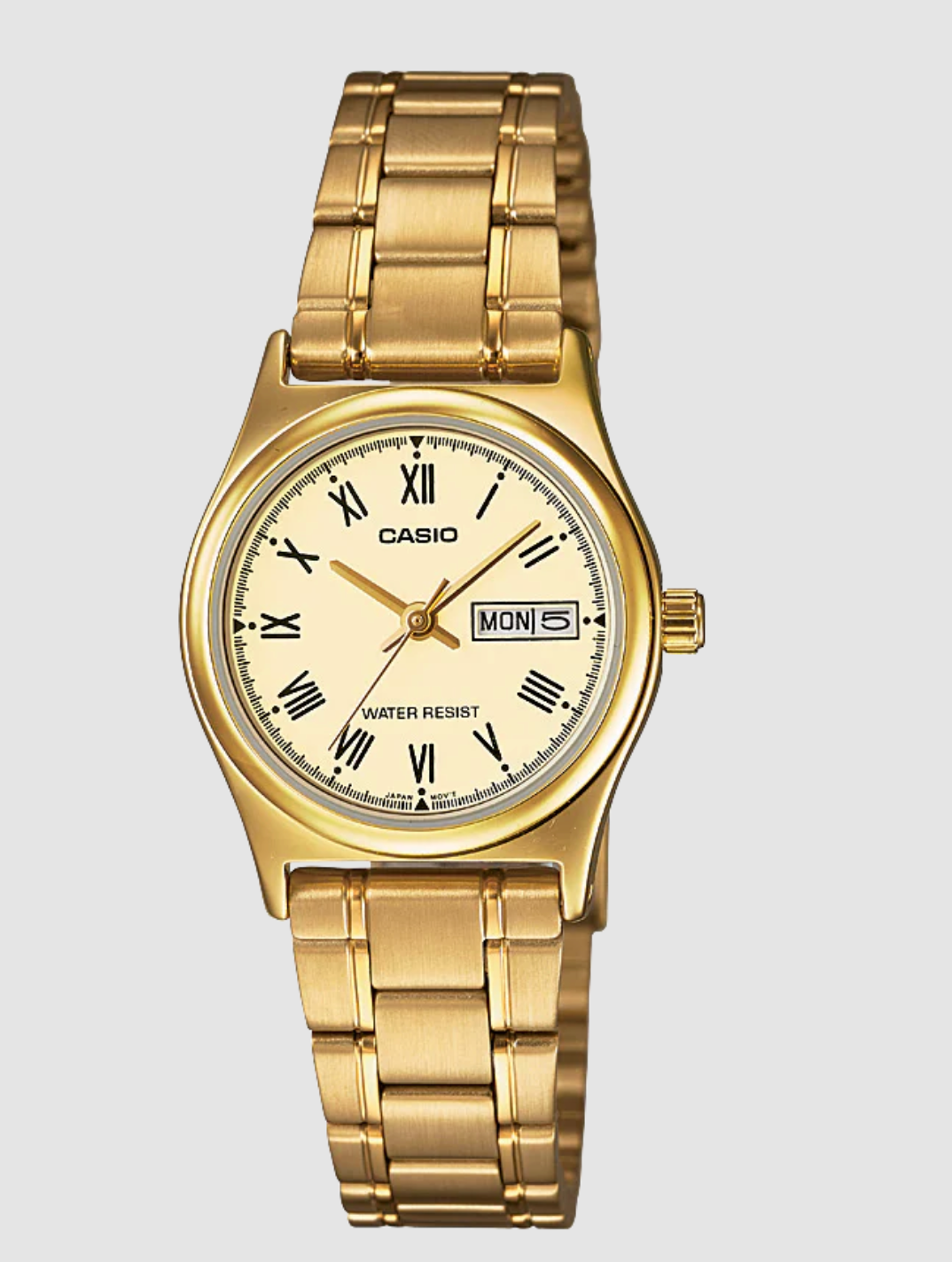 Womens Casio LTPV006G-9B Gold Tone Watch