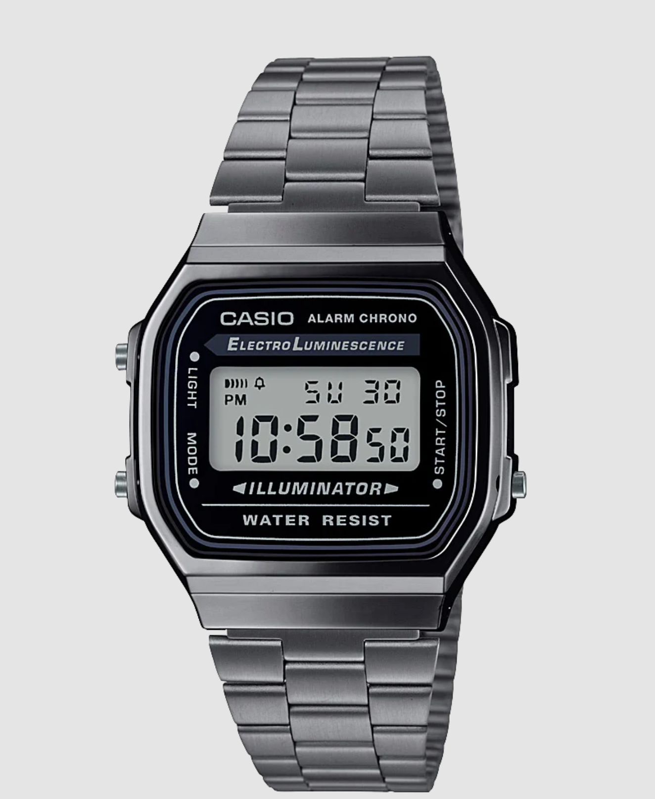 Casio A168WGG-1A Black Retro Digital Watch