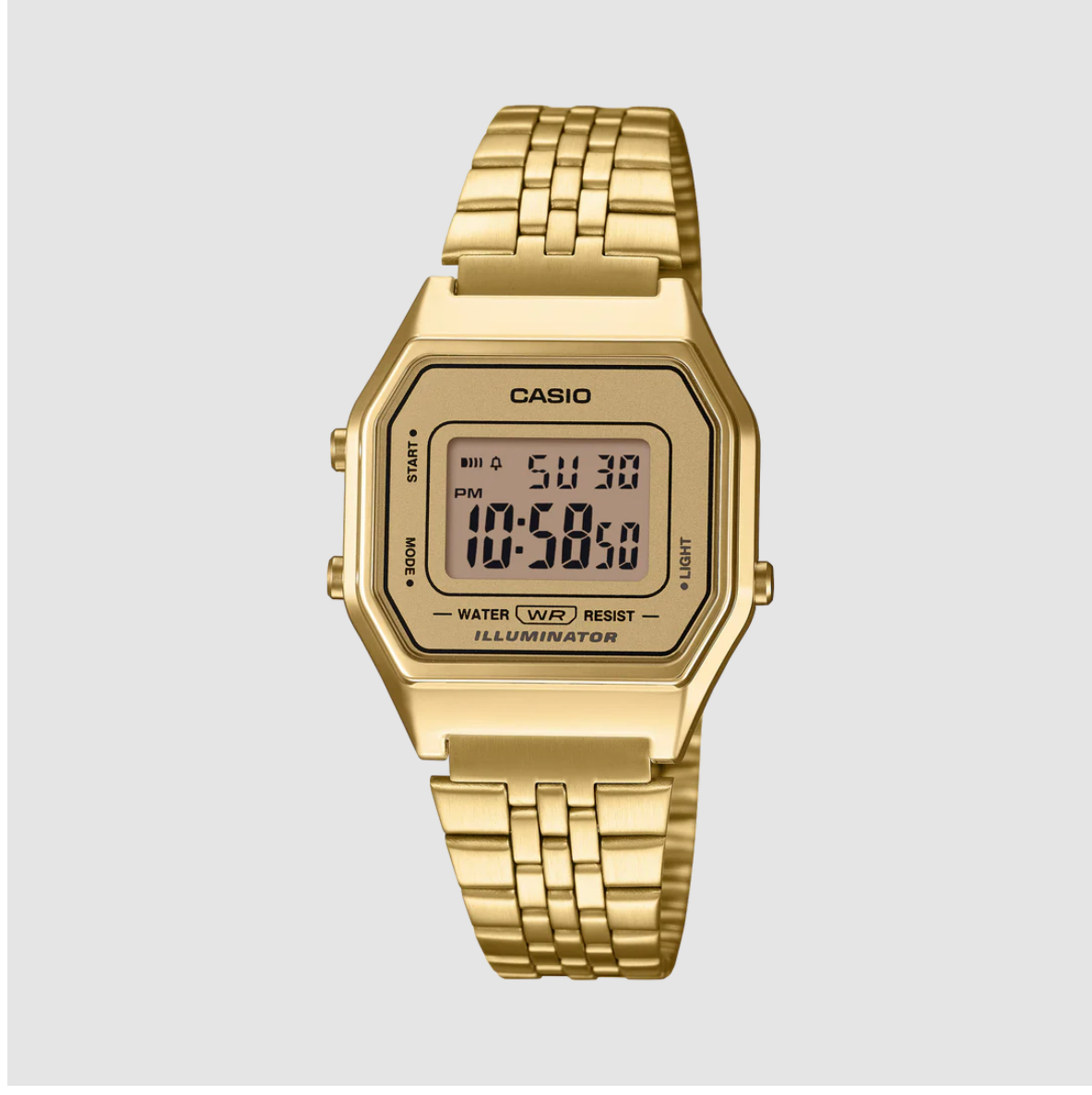Casio LA680WGA-9D Gold Retro Digital Watch