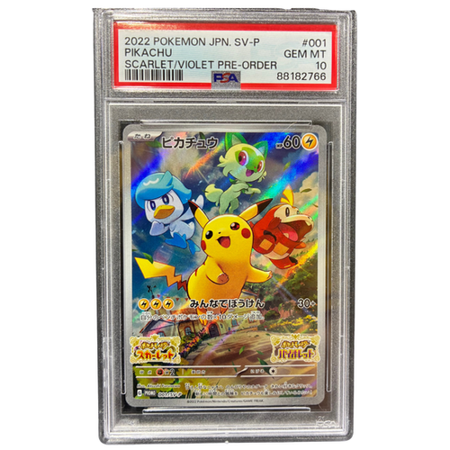 PSA 10 Japanese Pokemon Pikachu SV-P Promo Scarlet Violet | Poke