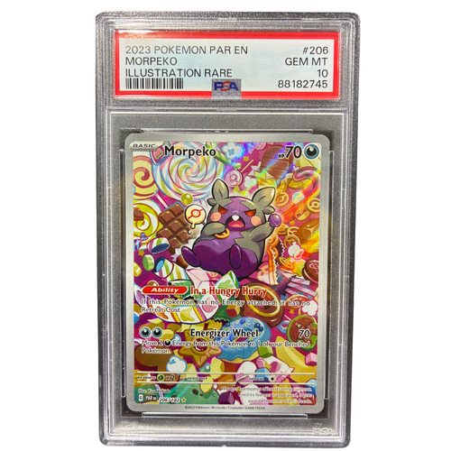 PSA 10 Pokemon Morpeko Paradox Rift Illustration Rare #206 | Poke