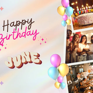 Happy Birthday - June