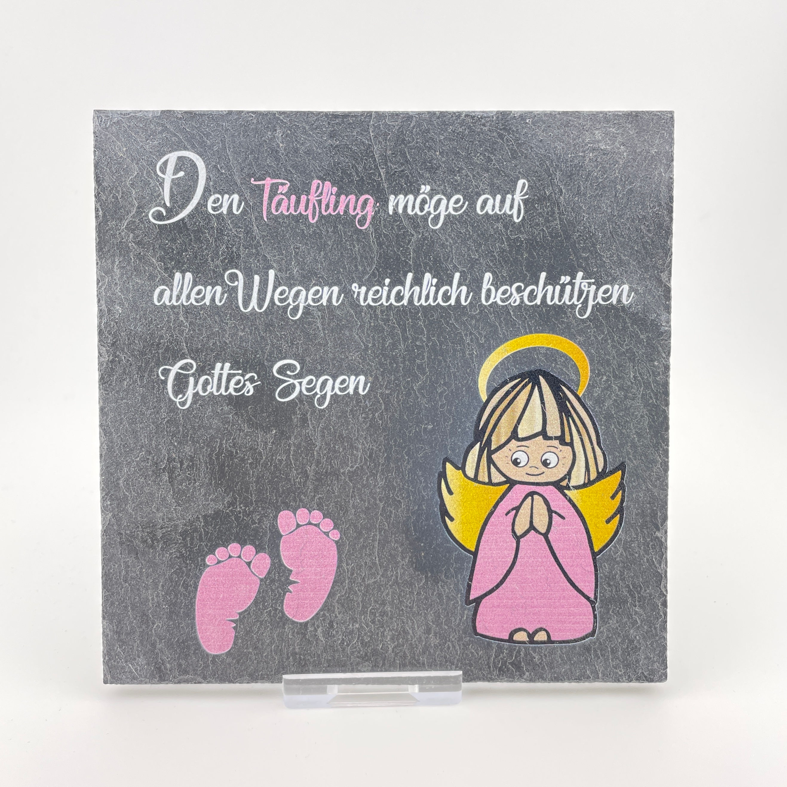 Schiefertafel Taufe Mädchen