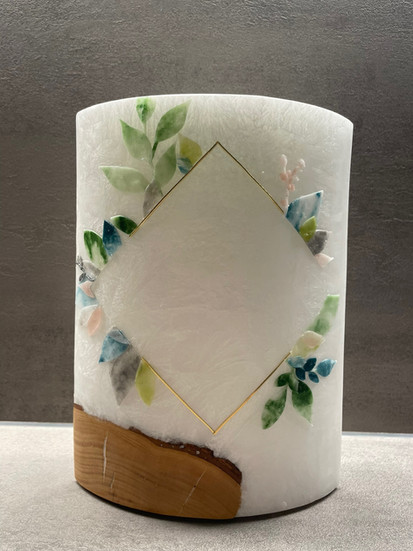 Hochzeitskerze Modern Boho