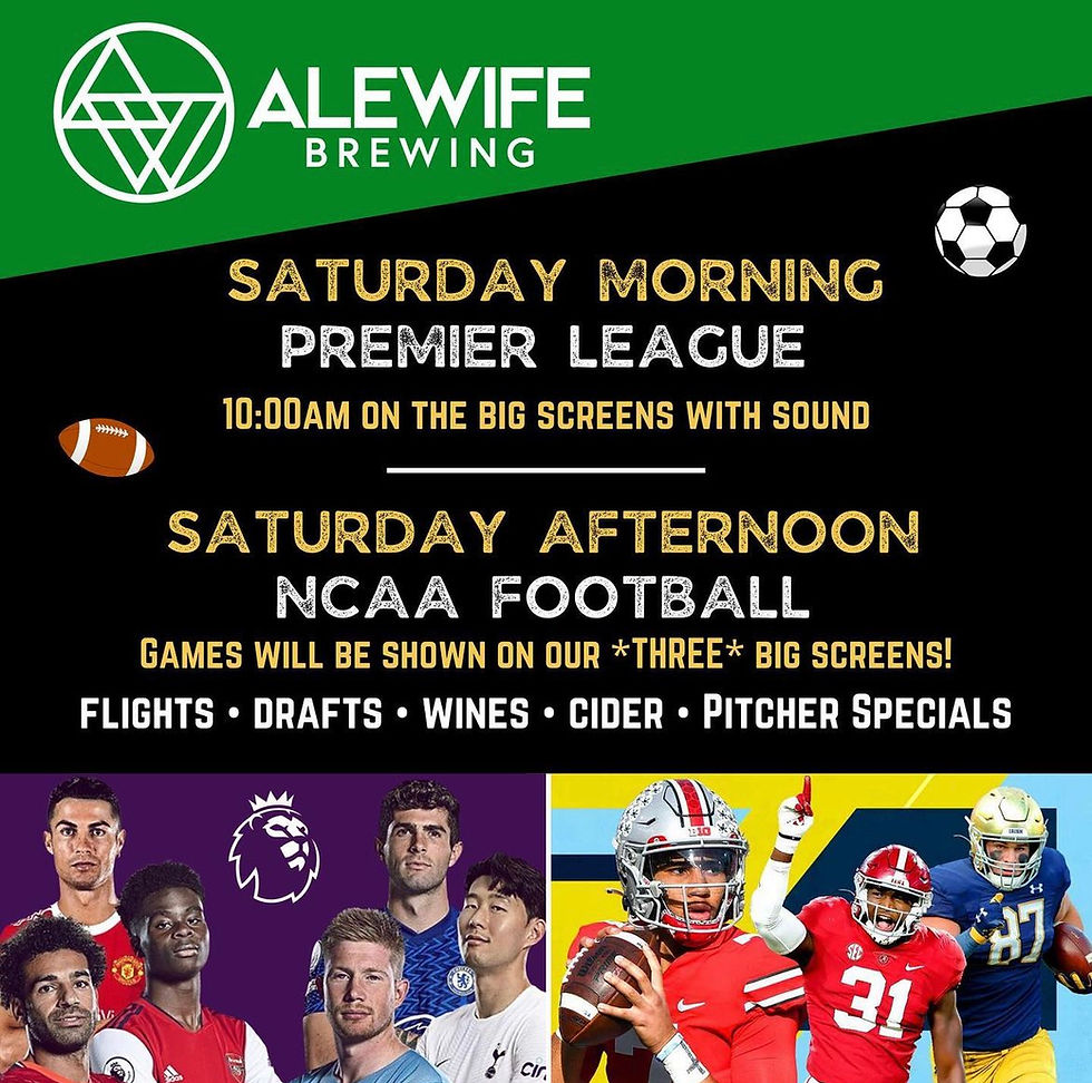 Premiership & NCAA Football Saturdays
