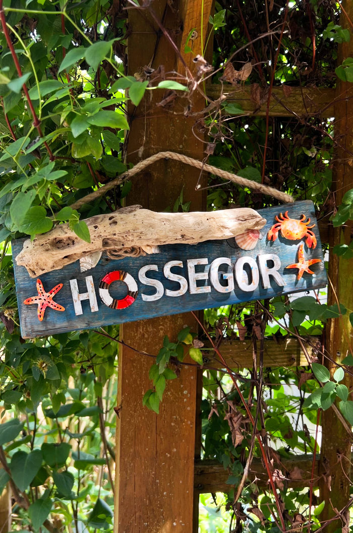 Miniature : Décoration murale HOSSEGOR en pin massif et bois flotté
