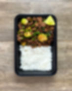 Spicy Beef & Brussels