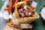 Chicken Gyros with Feta Tzatziki